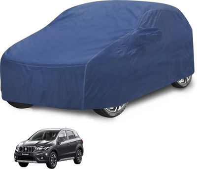 Caronix Car Cover For Maruti S-Cross (With Mirror Pockets)(Blue)
