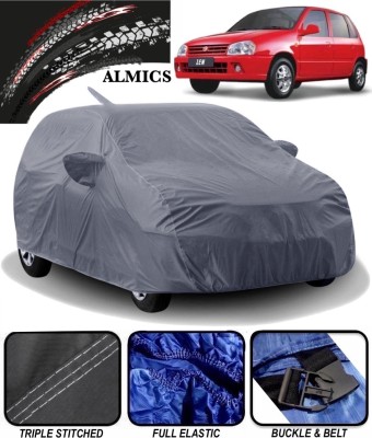 ALMICS Car Cover For Maruti Suzuki Zen (With Mirror Pockets)(Grey)