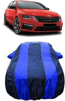 Wegather Car Cover For Skoda Octavia 1.4 TSI MT Style Petrol (With Mirror Pockets)(Blue)