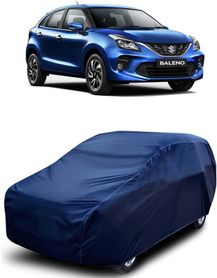MoTRoX Car Cover For Maruti Suzuki Baleno (Without Mirror Pockets)(Blue)