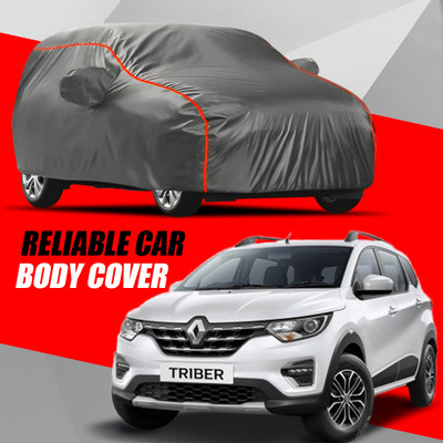 AUCTIMO Car Cover For Renault Triber (With Mirror Pockets)(Multicolor)