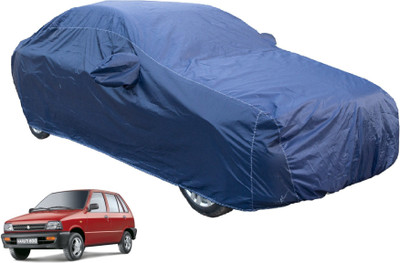 MOCKHE Car Cover For Maruti 800 (With Mirror Pockets)(Blue)