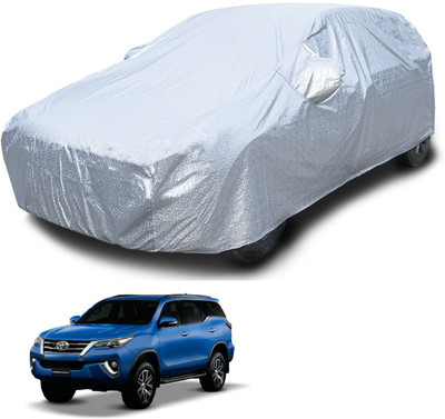 Euro Care Car Cover For Toyota Fortuner (With Mirror Pockets)(Silver)