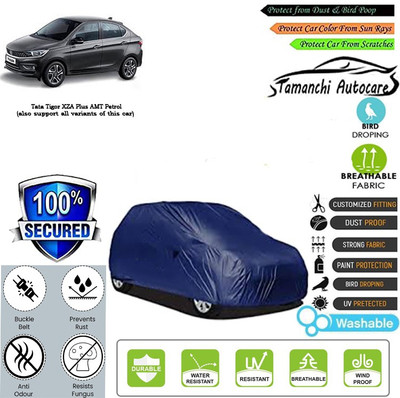 Tamanchi Autocare Car Cover For Tata Tigor XZA Plus AMT Petrol(Blue)