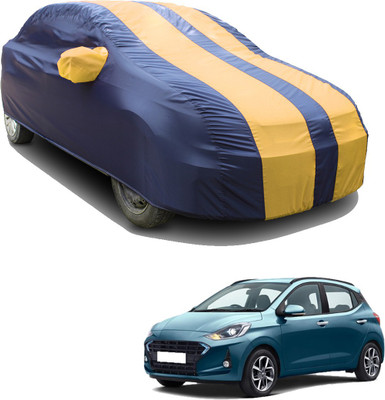 SS FOR YOUR SMART NEEDS Car Cover For Hyundai Grand i10 Nios (With Mirror Pockets)(Blue, Yellow, For 2019 Models)