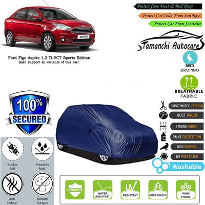 Tamanchi Autocare Car Cover For Ford Figo Aspire 1.2 Ti-VCT Sports Edition(Blue)