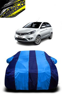 FRONCH Car Cover For Tata Bolt Revotron XM (With Mirror Pockets)(Blue)