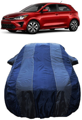 Wegather Car Cover For Kia Universal For Hatchback (With Mirror Pockets)(Grey)