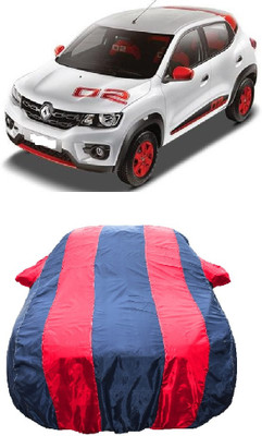 Wegather Car Cover For Renault Kwid RXT 02 Anniversary Edition (With Mirror Pockets)(Red)