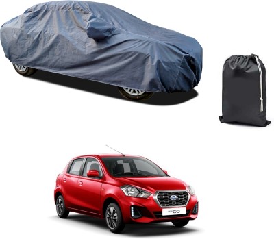 GOSHIV-car and bike accessories Car Cover For Nissan Go (With Mirror Pockets)(Grey, For 2018, 2019, 2020, 2021, 2022, 2023 Models)