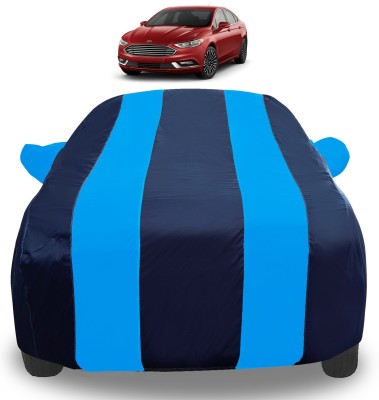 Auto Hub Car Cover For Mahindra TUV300 (With Mirror Pockets)(Blue)