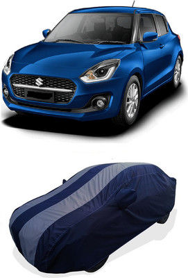 Coxtor Car Cover For Maruti Suzuki Swift (With Mirror Pockets)(Grey)