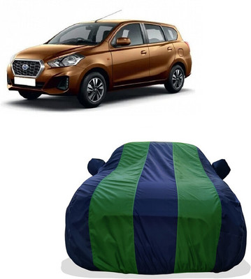 Tricway Car Cover For Datsun Go Plus A Option Petrol (With Mirror Pockets)(Green)