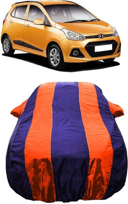 Wegather Car Cover For Hyundai Grand i10 Asta Option (With Mirror Pockets)(Orange)