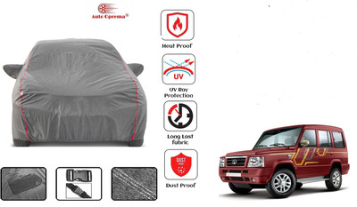 Auto Oprema Car Cover For Tata Sumo Gold (With Mirror Pockets)(Grey)