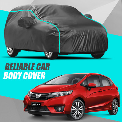 R Rayvin Star Car Cover For Honda Jazz (With Mirror Pockets)(Multicolor)