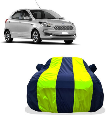 Tricway Car Cover For Ford Figo Titanium Diesel (With Mirror Pockets)(Yellow)