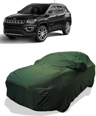 Coxtor Car Cover For Jeep Compass 1.4 Limited Option Black Petrol (With Mirror Pockets)(Gold)