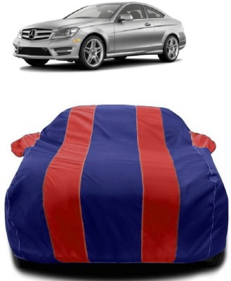 Autoprime Car Cover For Mercedes Benz C-Class Grand (With Mirror Pockets)(Red, Blue)