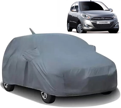 KULTEX Car Cover For Hyundai i10 (With Mirror Pockets)(Grey)