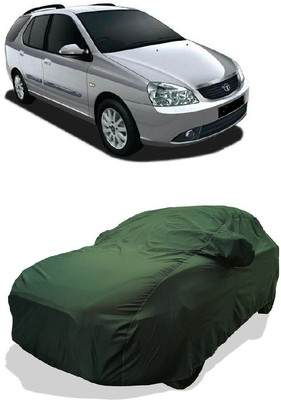 Coxtor Car Cover For Tata Indica Marina (With Mirror Pockets)(Green)