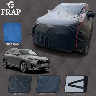 Frap Car Cover For Audi Q3 (With Mirror Pockets)(Black, Red)