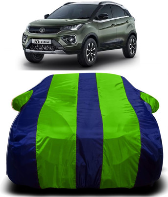 S Shine Max Car Cover For Tata Nexon (With Mirror Pockets)(Multicolor)