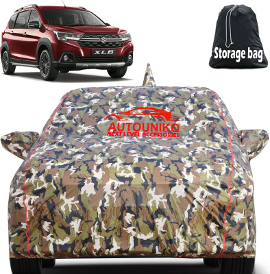 autouniko Car Cover For Maruti XL6 (With Mirror Pockets)(Multicolor)