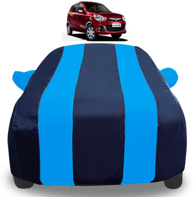 Auto Hub Car Cover For Maruti Suzuki Alto K10 (With Mirror Pockets)(Blue)