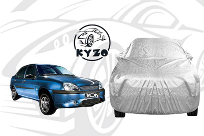 KYZO Car Cover For Ford Ikon (With Mirror Pockets)(Silver)