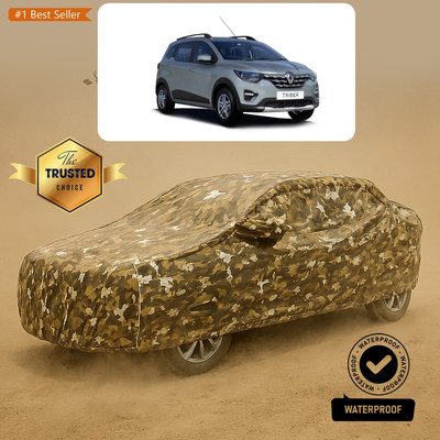 CODOKI Car Cover For Renault Triber RXL (With Mirror Pockets)(Yellow, White)
