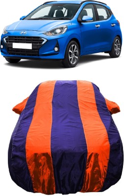 Wegather Car Cover For Hyundai Grand i10 (With Mirror Pockets)(Orange)