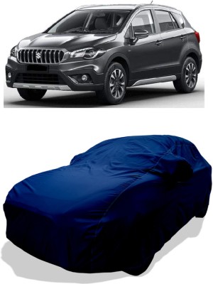 Coxtor Car Cover For Maruti Suzuki S-Cross Zeta DDiS 200 SH Diesel (With Mirror Pockets)(Blue)