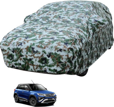 Auto Hub Car Cover For Toyota Urban Cruiser (With Mirror Pockets)(Multicolor)