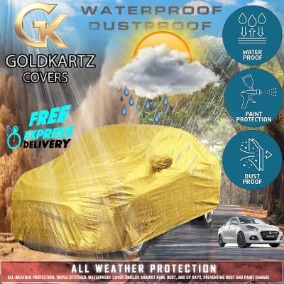 GOLDKARTZ Car Cover For Audi Q3 (With Mirror Pockets)(Silver)