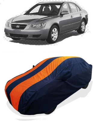 Coxtor Car Cover For Hyundai Sonata SLX CRDi (With Mirror Pockets)(Orange)