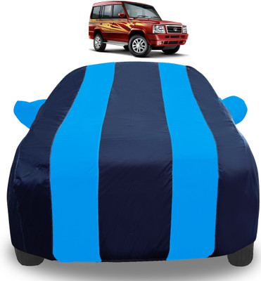 Auto Hub Car Cover For Tata Sumo Gold (With Mirror Pockets)(Blue)