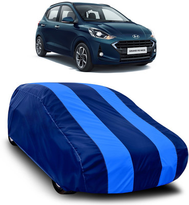 MoTRoX Car Cover For Hyundai Grand i10 (Without Mirror Pockets)(Blue, Blue)