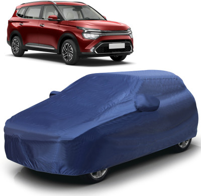 Autofy Car Cover For Kia Carens (With Mirror Pockets)(Blue)