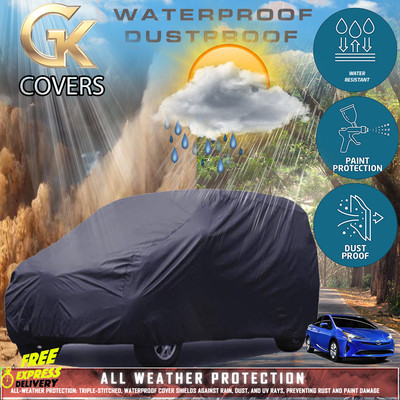 Tamanchi Autocare Car Cover For Toyota Prius (With Mirror Pockets)(Black)