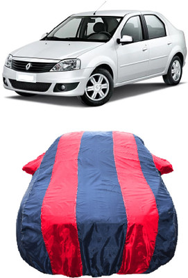 Wegather Car Cover For Renault Logan 1.4 GLX Play (With Mirror Pockets)(Red)