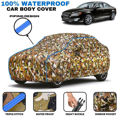 favy Car Cover For Volvo S80, S80 D4, S80 D5 (With Mirror Pockets)(Multicolor)