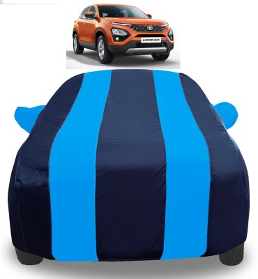 Auto Hub Car Cover For Tata Harrier (With Mirror Pockets)(Blue)