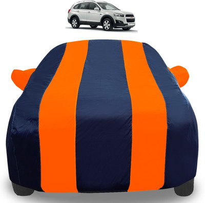 Amanzo Car Cover For Chevrolet Captiva (With Mirror Pockets)(Orange)