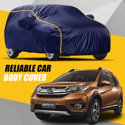 AUCTIMO Car Cover For Honda BRV (With Mirror Pockets)(Multicolor)