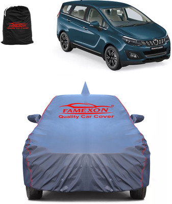 FAMEXON Car Cover For Mahindra Marazzo M2 8Str Diesel (With Mirror Pockets)(Grey)