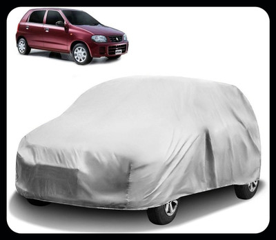 QLAX Car Cover For Maruti Alto (Without Mirror Pockets)(Silver)