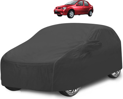 Caronix Car Cover For Mahindra Logan (With Mirror Pockets)(Grey)