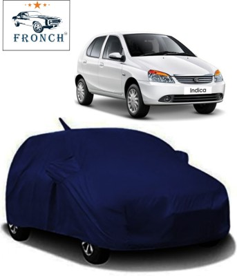 FRONCH Car Cover For Tata Indica, Indica V2, Indica eV2 (With Mirror Pockets)(Blue)