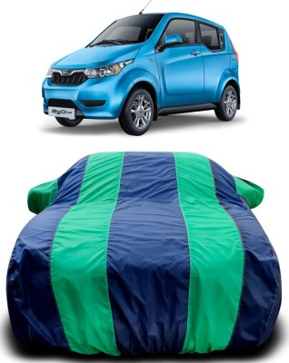 Ascension Car Cover For Mahindra e20 (With Mirror Pockets)(Green, Blue)